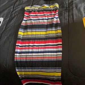 Colorful Strip Dress